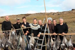 Glaðbeittir veiðimenn. Brynjólfur Óskarsson. Guðni Karl Brynjólfsson. Þorsteinn Másson. Már Óskarsson. Arnar Óskarsson. Sigurður Sigurðsson. Rögnvaldur Þór Óskarsson. Stefán Dan Óskarsson