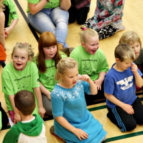 Danssýning nemenda Árskóla á Sauðárkróki 7. október. Ljósm./BÞ