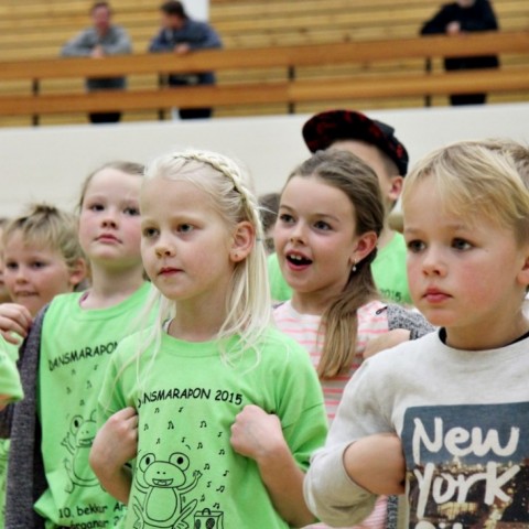 Danssýning nemenda Árskóla á Sauðárkróki 7. október. Ljósm./BÞ