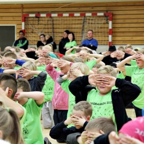 Danssýning nemenda Árskóla á Sauðárkróki 7. október. Ljósm./BÞ