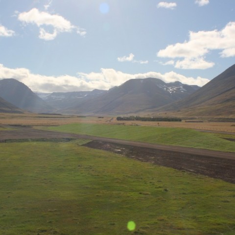 Landsmótssvæðið á Hólum sept. 2015. Ljósm./Guðmundur Björn Eyþórsson