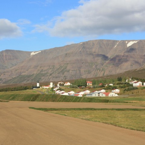 Landsmótssvæðið á Hólum sept. 2015. Ljósm./Guðmundur Björn Eyþórsson