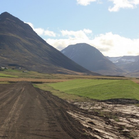 Landsmótssvæðið á Hólum sept. 2015. Ljósm./Guðmundur Björn Eyþórsson