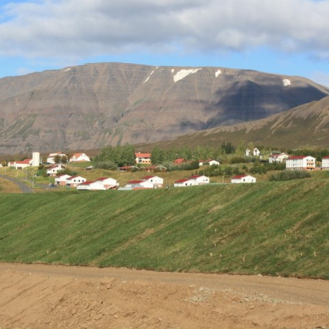 Landsmótssvæðið á Hólum sept. 2015. Ljósm./Guðmundur Björn Eyþórsson