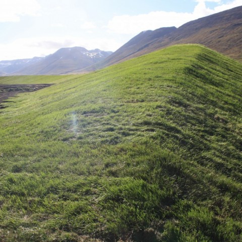 Landsmótssvæðið á Hólum sept. 2015. Ljósm./Guðmundur Björn Eyþórsson