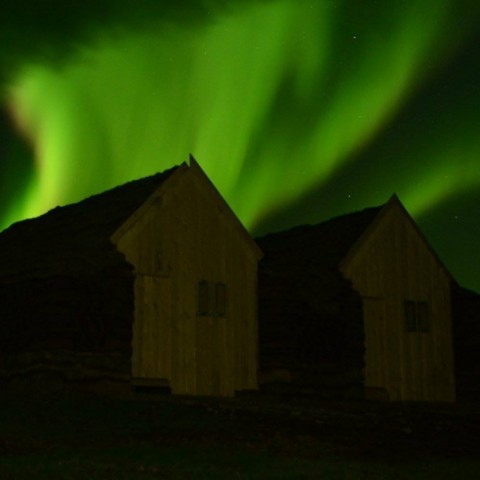 Norðurljósafegurð á Lýtingsstöðum. Ljósm./Evelyn Ýr Kuhne. 