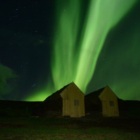 Norðurljósafegurð á Lýtingsstöðum. Ljósm./Evelyn Ýr Kuhne. 