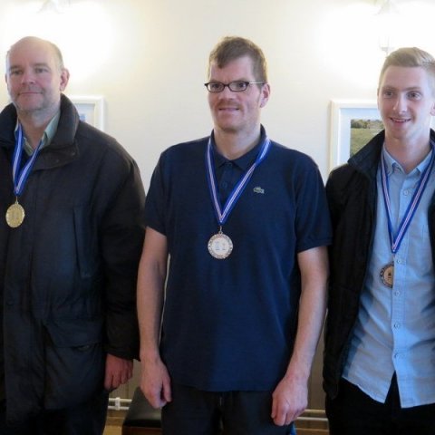 Tómas Björnsson, Þórleifur Karlsson og Andri Freyr Björgvinsson.