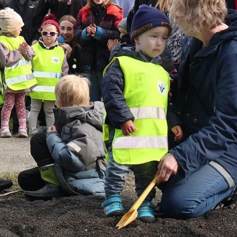 Skóflustunga tekin að nýjum leikskóla í Varmahlíð 30. maí 2024 | ©Feykir/GG